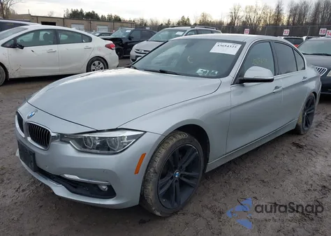 2017 BMW 330I xDrive из США, поврежденный, VIN WBA8D9C59HK677810